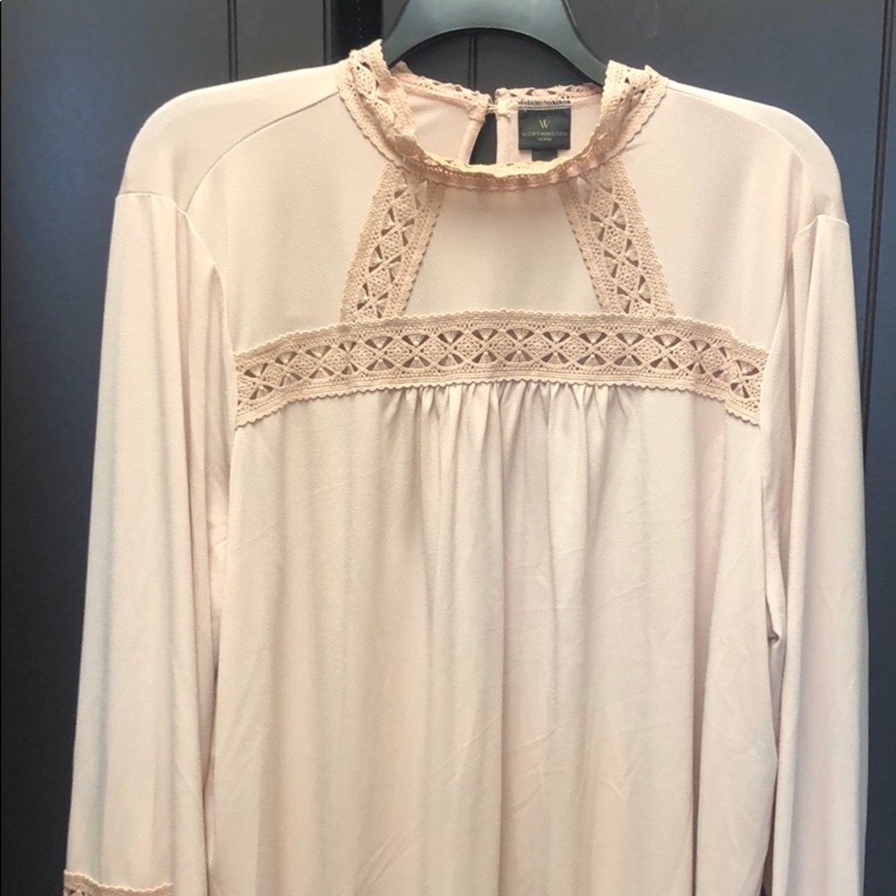 Blush Pink Boho Shirt